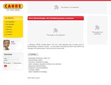 Tablet Screenshot of carre-f.com